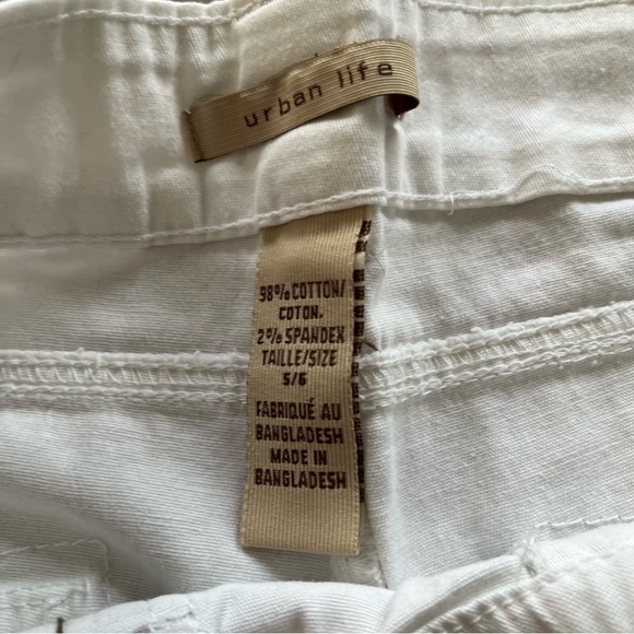 Urban Life white cargo capris size 5/6 - Picture 4 of 8